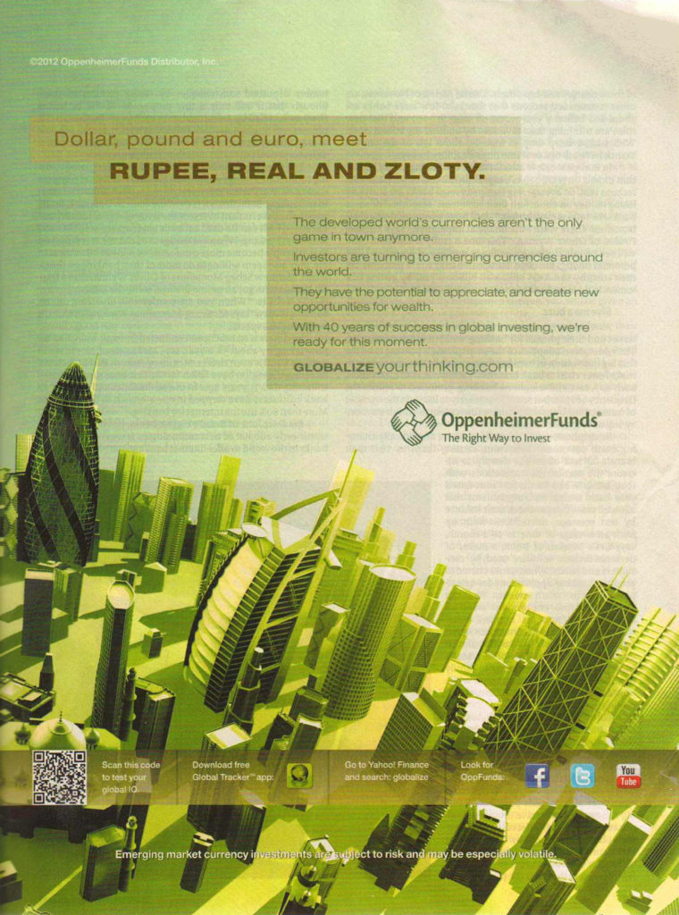 globalize your thinking with oppenheimer funds