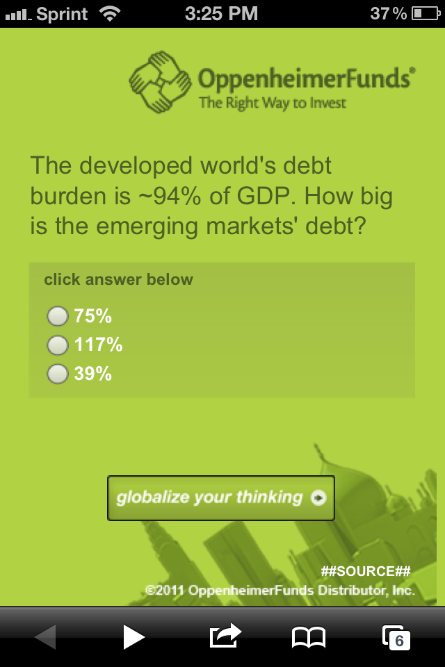 globalize your thinking with oppenheimer funds