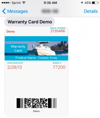 Deliver Passbook Passes via MMS Send MMS passes through text message