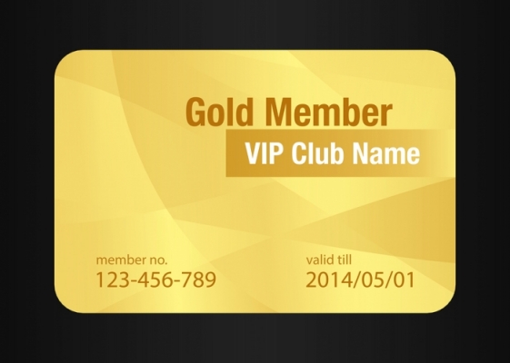 bigstock-Gold-Vip-Club-Card-40973971 passbook in retail for loyalty cards
