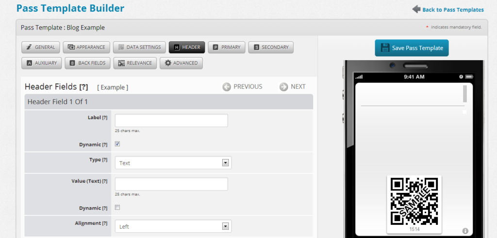 Blog-mergemail7 personalize mobile wallets with header fields