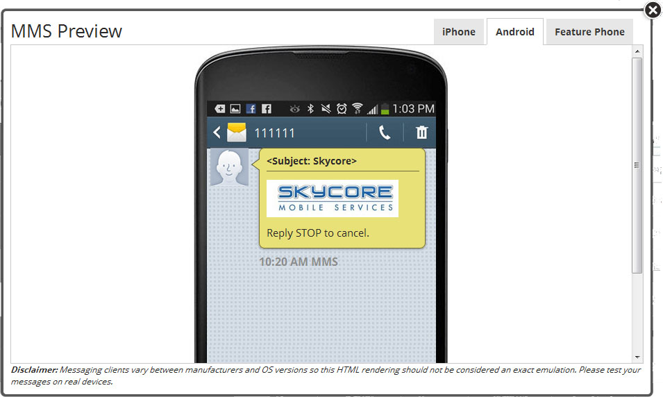 preview_mms_template-android android design preview