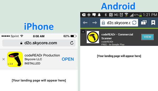 coadreadr landing page