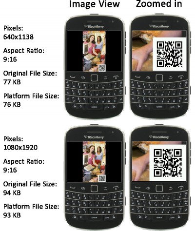 blackberry bold screen previews of file size conversions