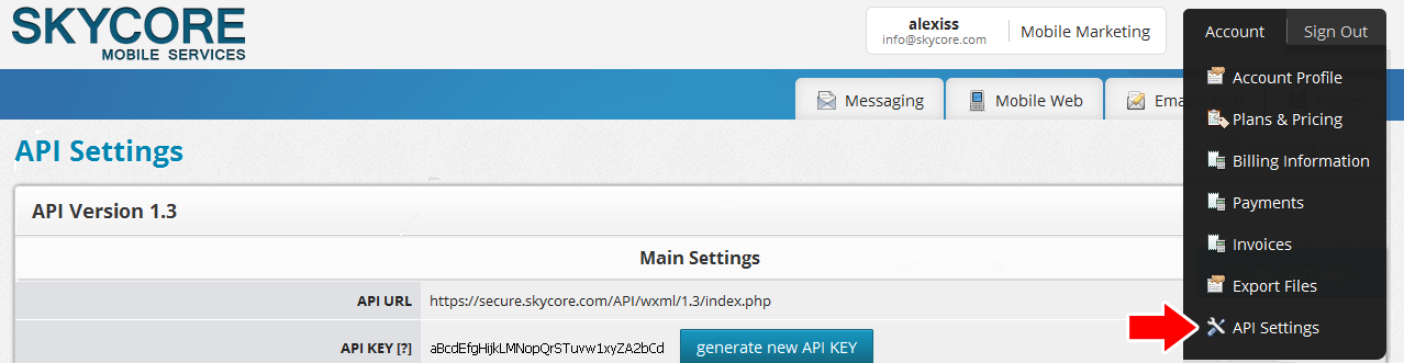 step-3-where-to-find-api-settings generate a new api key through settings