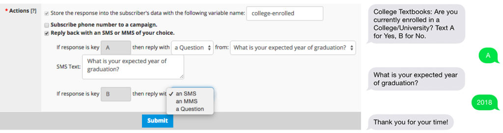 dot-daisy-chain-image conduct sms surveys using daisy chains
