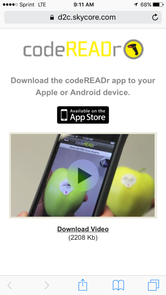 IMG_5813 Apple App Store Button on landing page
