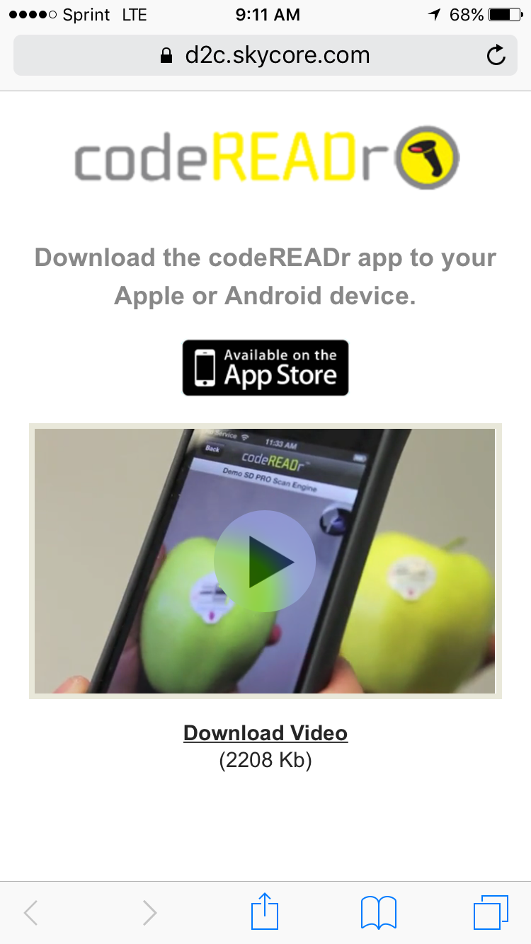 IMG_5813 Apple App Store Button on landing page