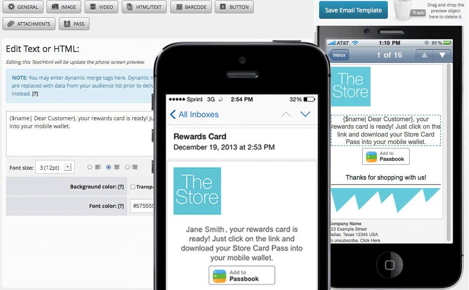email merge tags