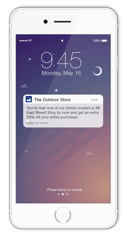 Location Relevance Notifications Drive Customer Engagement through GeoFencing