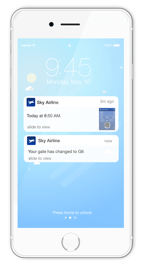 Mobile Wallet Update Notifications Mobile Wallet Digital Card Notification