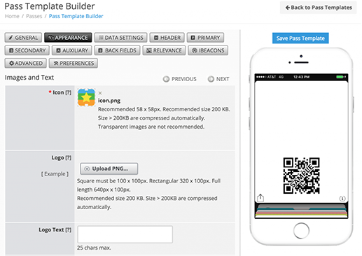 digital digital card template builder