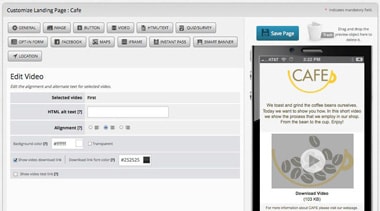 mobile video hosting user interface