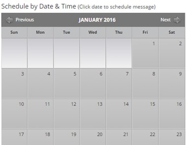 Schedule sms with mass text messaging software
