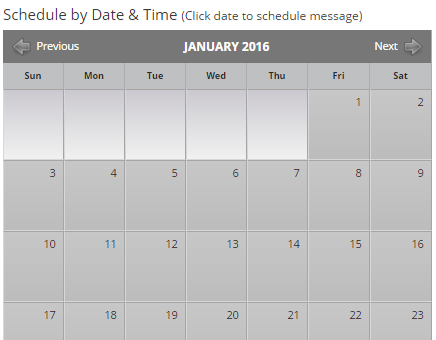 Schedule SMS Campaigns Schedule SMS Campaigns