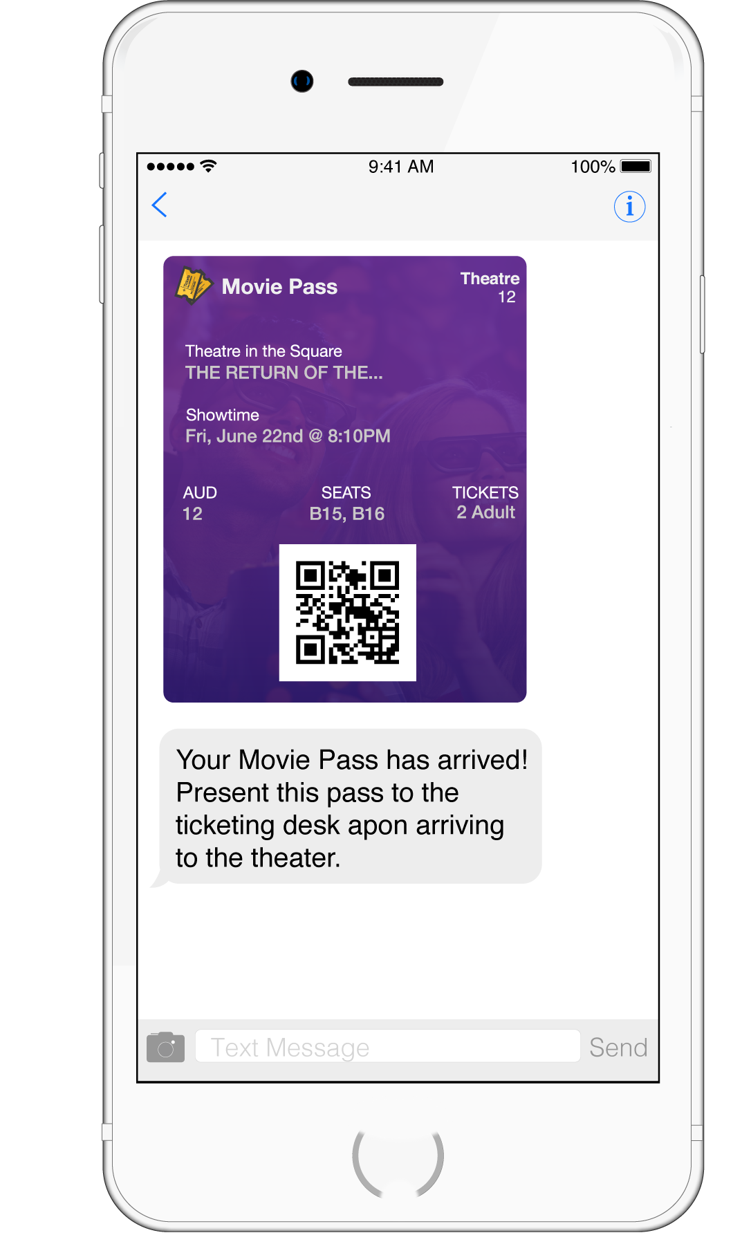 MMS Movie Ticket Delivery