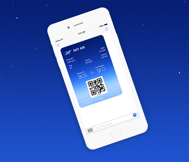 Digital Airline Ticket