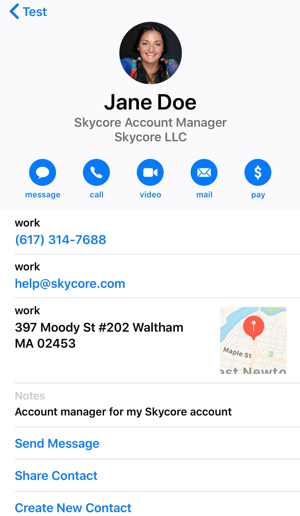Best Practices for Generating vCards Skycore