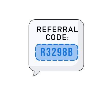 send referral codes Referral codes