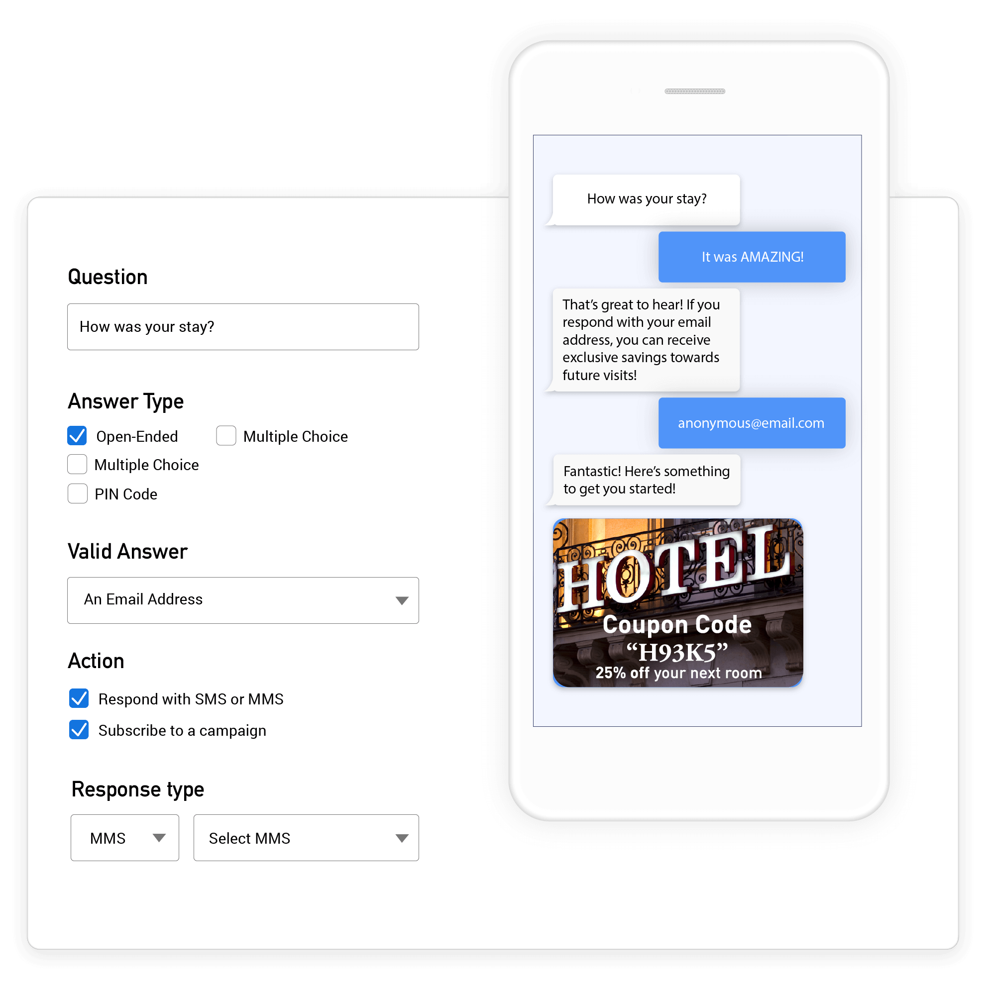 Text Message Marketing 2-Way Conversation