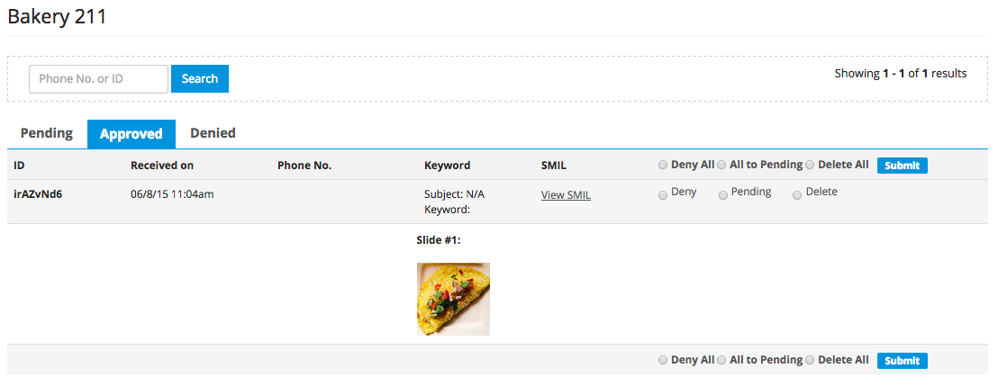 Bakery Inbox