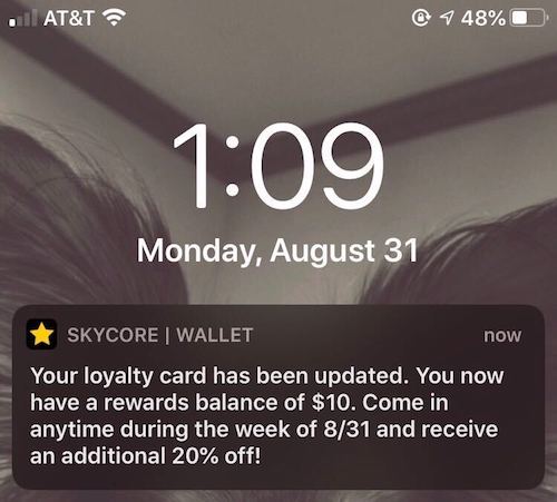 Wallet Push Notifications