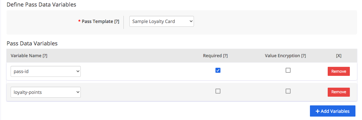 Pass Issuance Link Builder 2