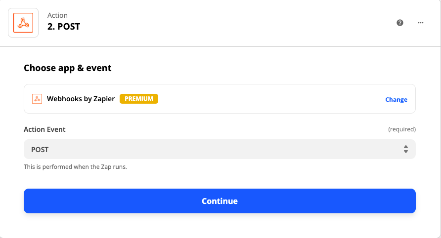 setup the messaging action on Zapier