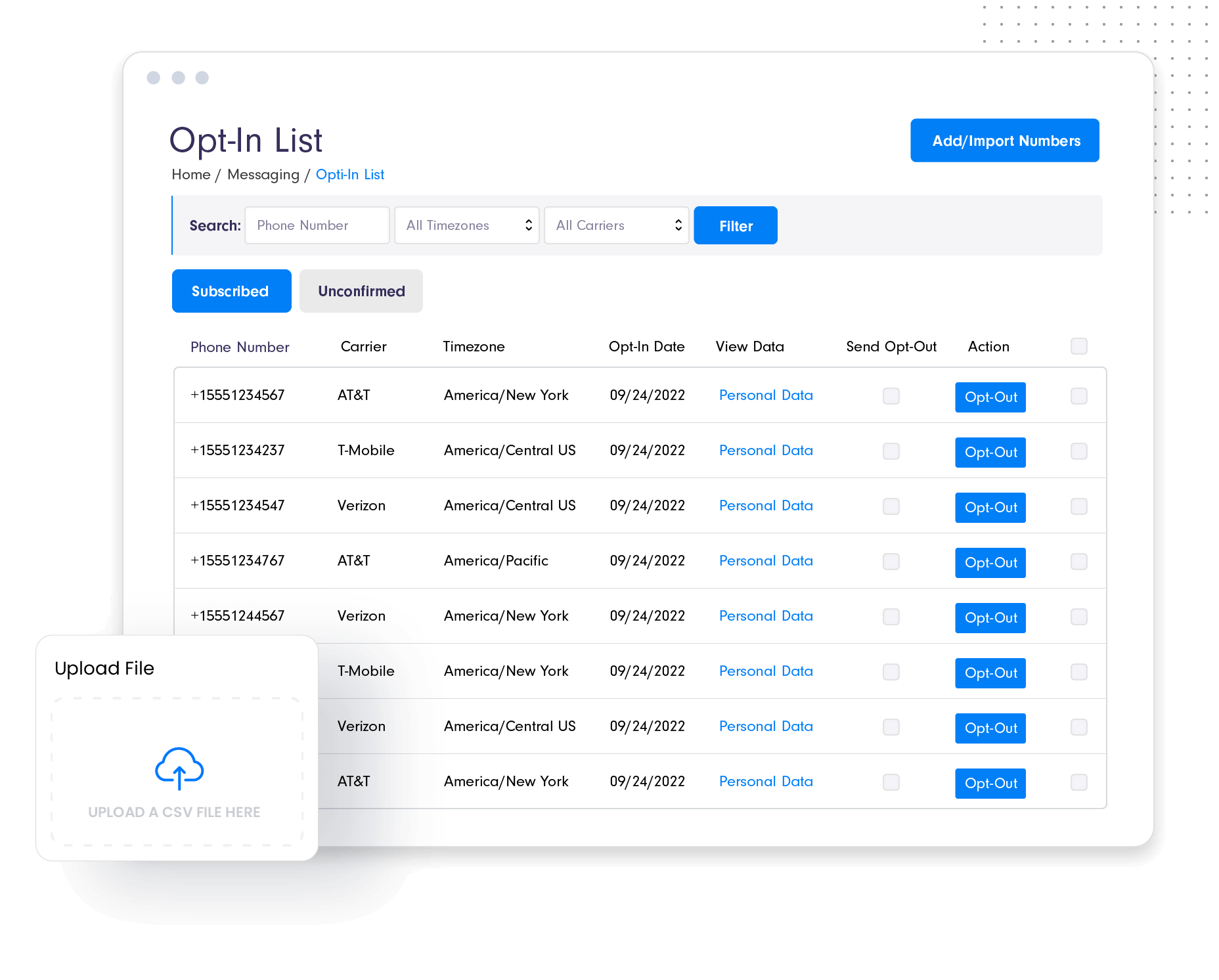 Audience List Data